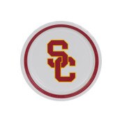 USC Trojans SC Interlock 9" Paper Plate